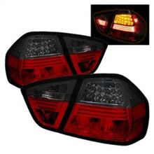 Cargar imagen en el visor de la galería, Spyder BMW E90 3-Series 06-08 4Dr LED Tail Lights Red Smoke ALT-YD-BE9006-LED-RS