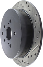 Cargar imagen en el visor de la galería, StopTech Sport Drilled &amp; Slotted Rotor - Rear Left