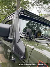 Cargar imagen en el visor de la galería, Go Rhino 18-20 Jeep Wrangler JL/JLU/Gladiator JT Light Mount - Two 3in Cubes