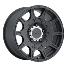 Cargar imagen en el visor de la galería, Method MR308 Roost 18x9 +18mm Offset 5x150 110.5mm CB Matte Black Wheel
