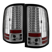 Cargar imagen en el visor de la galería, Spyder GMC Sierra 07-13 (Not fit 3500 Dually 4 Rear Wheels)LED Tail Lights Chrome ALT-YD-GS07-LED-C