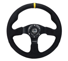 Cargar imagen en el visor de la galería, NRG Reinforced Steering Wheel (320mm) Alcantara Steering Wheel w/ Black Stitching