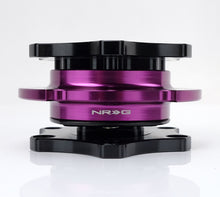 Cargar imagen en el visor de la galería, NRG Quick Release SFI SPEC 42.1 - Shiny Black Body / Shiny Purple Ring