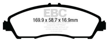 Cargar imagen en el visor de la galería, EBC 14+ Acura MDX 3.5 Ultimax2 Front Brake Pads
