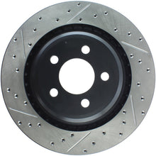 Cargar imagen en el visor de la galería, StopTech SportStop 06-09 Chrysler SRT-8 Rear Right Drilled &amp; Slotted Rotor