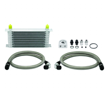 Cargar imagen en el visor de la galería, Mishimoto Universal 10 Row Oil Cooler Kit (Metal Braided Lines)