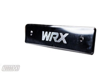 Cargar imagen en el visor de la galería, Turbo XS 08-14 Subaru WRX/STi Billet Aluminum License Plate Delete Black Machined WRX Logo