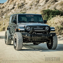 Cargar imagen en el visor de la galería, Westin 18-20 Jeep Wrangler WJ2 Full Width Front Bumper w/LED Light Bar Mount Textured Black