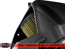 Cargar imagen en el visor de la galería, AWE Tuning Audi B9/B9.5 S4/S5/RS5 3.0T Carbon Fiber AirGate Intake w/ Lid