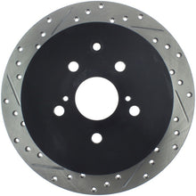 Load image into Gallery viewer, StopTech Sport Drilled &amp; Slotted Rotor - Rear Right