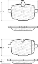 Cargar imagen en el visor de la galería, StopTech 11-17 BMW 530i Street Brake Pads w/Shims &amp; Hardware - Rear