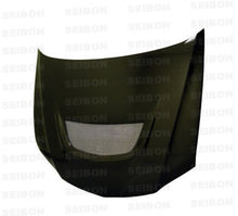 Cargar imagen en el visor de la galería, Seibon 03-07 Mitsubishi Evo 8 &amp; 9 OEM Carbon Fiber Hood