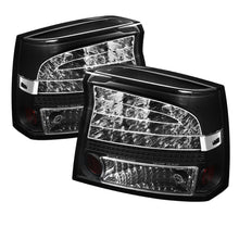 Cargar imagen en el visor de la galería, Spyder Dodge Charger 09-10 LED Tail Lights Black ALT-YD-DCH09-LED-BK