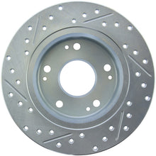 Cargar imagen en el visor de la galería, StopTech Select Sport Drilled &amp; Slotted Rotor - Rear Left