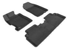 Cargar imagen en el visor de la galería, 3D MAXpider 2006-2011 Honda Civic Sedan Kagu 1st &amp; 2nd Row Floormat - Black