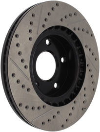 StopTech 1/02-05 Infiniti G35 (alloy disc) / 6/02-05 Nissan 350Z Slotted & Drilled Left Front Rotor