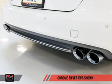 Cargar imagen en el visor de la galería, AWE Tuning Audi C7 / C7.5 S6 4.0T Track Edition Exhaust - Chrome Silver Tips