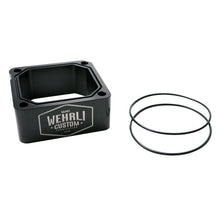 Cargar imagen en el visor de la galería, Wehrli 98.5-07 Dodge 5.9L Cummins Intake Grid Heater Delete Kit - Black Anodized &amp; Engraved Finish