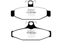Cargar imagen en el visor de la galería, EBC 90-00 Aston Martin Vantage 5.3 (Twin Supercharged)(AP) Redstuff Rear Brake Pads