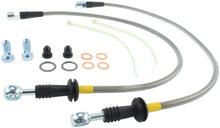 Cargar imagen en el visor de la galería, StopTech 02-06 Mini &amp; Mini S Stainless Steel Front Brake Line Kit