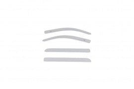 AVS 16-18 GMC Sierra 1500 Crew Cab Low Profile Color Match Ventvisors 4pc - White Frost Tricoat