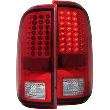 Cargar imagen en el visor de la galería, ANZO 2008-2015 Ford F-250 LED Taillights Red/Clear