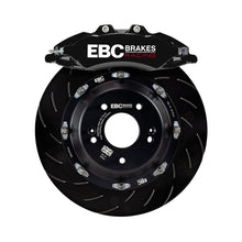 Cargar imagen en el visor de la galería, EBC Racing 2019+ Toyota GR Supra Black Apollo-6 Calipers 380mm Rotors Front Big Brake Kit