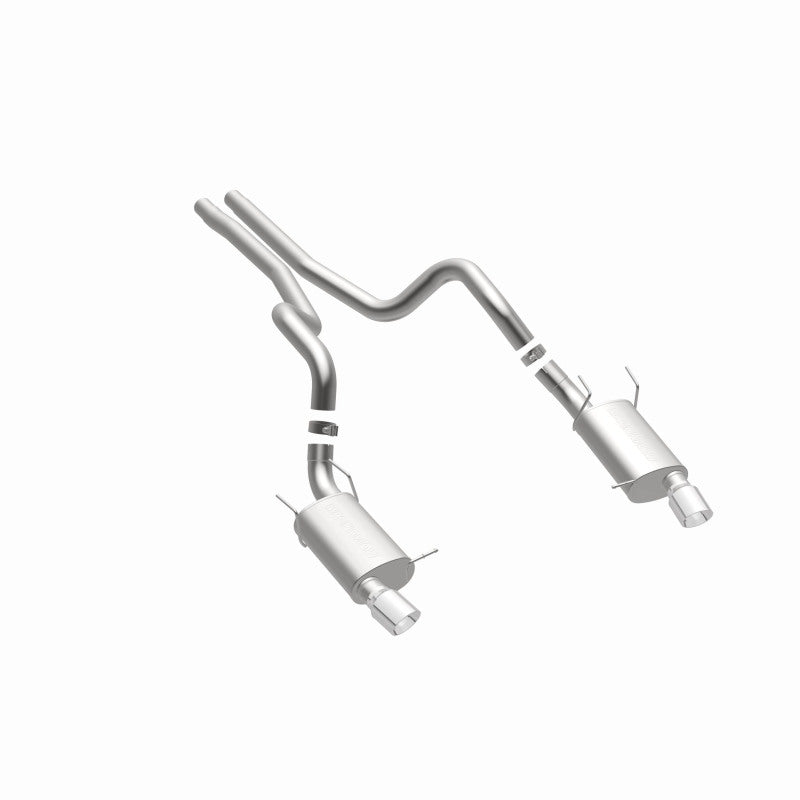 MagnaFlow 13 Ford Mustang Dual Split Rear Exit Stainless Cat Back Performance Exhaust (Street)