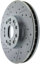 Load image into Gallery viewer, StopTech 01-05 Lexus IS300 / 02-10 Lexus SC430 Sport Slotted &amp; Drilled Front Right Rotor