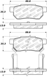 StopTech Street Touring 90-01 Integra (exc. Type R) Brake Pads