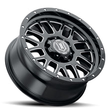 Cargar imagen en el visor de la galería, ICON Alpha 20x9 8x180 12mm Offset 5.5in BS Gloss Black Milled Spokes Wheel