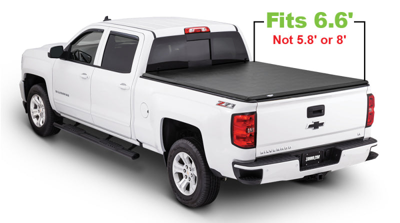 Tonno Pro 15-19 Chevy Silverado 3500 6.6ft Fleetside Hard Fold Tonneau Cover