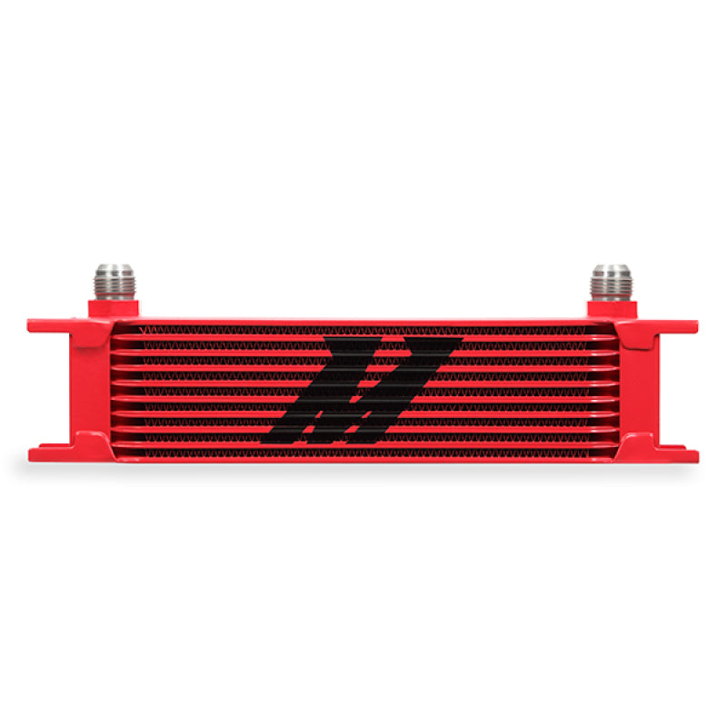 Mishimoto Universal 10 Row Oil Cooler - Red