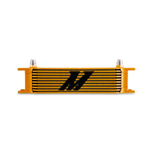 Cargar imagen en el visor de la galería, Mishimoto Universal -8AN 10 Row Oil Cooler - Gold