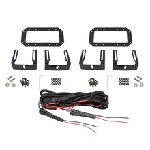 Cargar imagen en el visor de la galería, Westin HDX Flush Mount B-FORCE LED Light Kit (Set of 2) w/wiring harness - Black