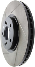 Cargar imagen en el visor de la galería, StopTech Power Slot 07-09 Acura MDX / 09-10 Honda Pilot Front Right Slotted Rotor