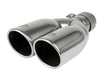 Cargar imagen en el visor de la galería, aFe Rebel Series 2.5in 409 SS Axle-Back Exhaust Polished 07-18 Jeep Wrangler (JK) V6-3.6L/3.8L