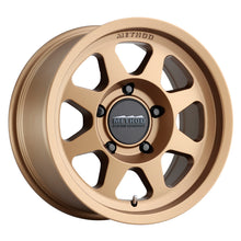 Cargar imagen en el visor de la galería, Method MR701 17x7.5 +30mm Offset 5x4.5 73mm CB Method Bronze Wheel