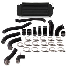 Cargar imagen en el visor de la galería, Mishimoto 2017+ Ford F150 3.5L EcoBoost Performance Intercooler Kit - Black Cooler Black Pipes