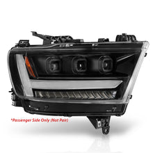 Load image into Gallery viewer, ANZO 2019-2020 Dodge Ram 1500  LED Projector Headlights Plank Style w/ Sequential Black (Passenger)