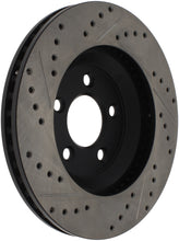 Cargar imagen en el visor de la galería, StopTech 05-10 Ford Mustang GT Front Right Slotted &amp; Drilled Rotor