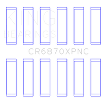 Cargar imagen en el visor de la galería, King Engine Bearings Nissan VR38DETT pMaxKote Performance Con Rod Bearing Set - Size +0.25mm