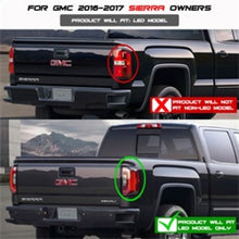 Cargar imagen en el visor de la galería, Spyder GMC Sierra 2016-2017 Light Bar LED Tail Lights - Black ALT-YD-GS16-LED-BK