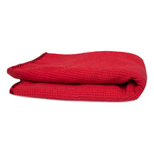 Cargar imagen en el visor de la galería, Chemical Guys Waffle Weave Glass &amp; Window Microfiber Towel - 24in x 16in - Red