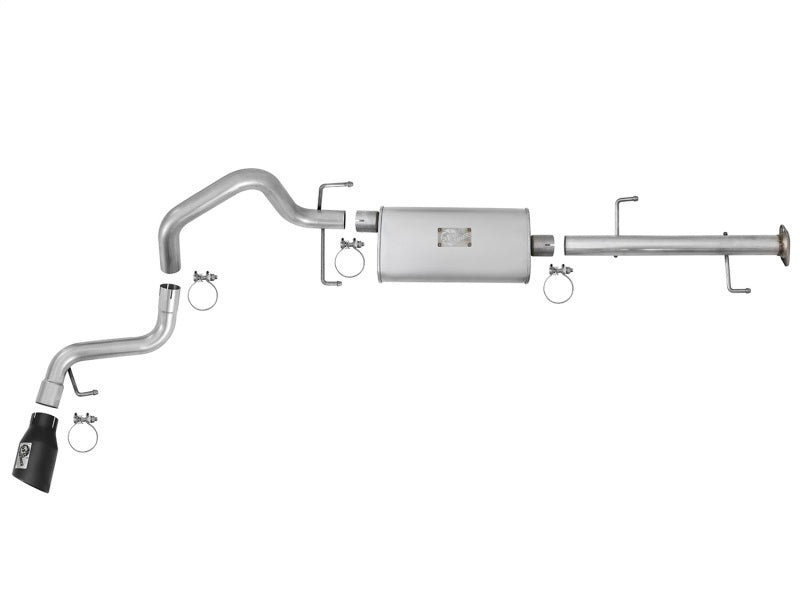 aFe Scorpion 2-1/2in Aluminized Steel Cat-Back Exhaust w/ Black Tips 07-17 Toyota FJ Cruiser V6 4.0L