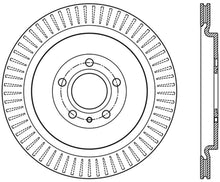 Cargar imagen en el visor de la galería, StopTech Premium High Carbon 13-14 Ford Mustang/Shelby GT500 Left Rear Disc Slotted Brake Rotor