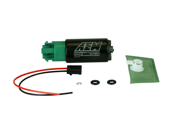 AEM 340LPH 65mm Fuel Pump Kit w/ Mounting Hooks - Ethanol Compatible