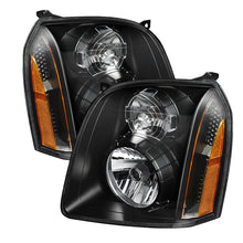 Cargar imagen en el visor de la galería, Xtune GMC Yukon Denali 07-14 Crystal Headlights Black HD-JH-GYD07-AM-BK