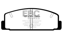 Cargar imagen en el visor de la galería, EBC 86-89 Mazda RX7 2.4 (1.3 Rotary)(Vented Rear Rotors) Bluestuff Rear Brake Pads