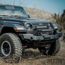 Cargar imagen en el visor de la galería, Westin 18-20 Jeep Wrangler WJ2 Full Width Front Bumper w/LED Light Bar Mount Textured Black